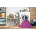 thumbnail image 2 of Ahgly Company Machine Washable Indoor Rectangle Transitional Deep Pink Area Rugs, 5' x 7', 2 of 7