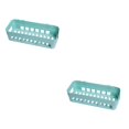 thumbnail image 3 of kurtrusly Organisateur de Douche Suspendu Multifonction – Rangement Antirouille et Empilable Organisateur de Douche Facile à Nettoyer Sans Perçage Carré Vert 2 Ensembles, 3 of 6