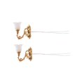 thumbnail image 1 of Milaget 2Pcs Hanging Lamp Simulation Decor for Dollhouse Living Room Mini Toy Lamp D, 1 of 9