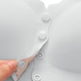 thumbnail image 4 of Timegard Plus Size Bras for Women Back Smoothing Front Closure Full Support Wireless Comfy Sleep Bras, 4 of 6