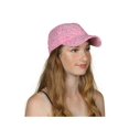 thumbnail image 1 of Casquette de Baseball à Paillettes pour Femmes - Rose Pâle, 1 of 2