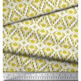 thumbnail image 3 of Soimoi Cotton Poplin Fabric Ogee Damask Print Fabric by Yard 56 Inch Wide, 3 of 5