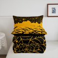 thumbnail image 4 of YST Spider Web Full Bedding Set,Gothic Halloween Decorations Comforter Set,Yellow Bats Birds Duvet Set,Goth Horror Theme Bed Set,Reversible Wildlife Down Comforter for Kids Boys Girls, 4 of 5