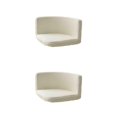 thumbnail image 2 of kurtrusly Trilateral Chair Covers Wide Application And Strong Elastic Chair Protection Made Easy Polyester Cover Chairs Decoration off-white 2Set, 2 of 6