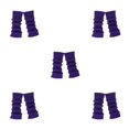 thumbnail image 2 of Shengyu 2pack/lot 90s leg warmer Warmth All Keep Fashinable 2pieces Colorful And For All Trendy Occasions Texture Match Deep Purple 1 5Set, 2 of 6