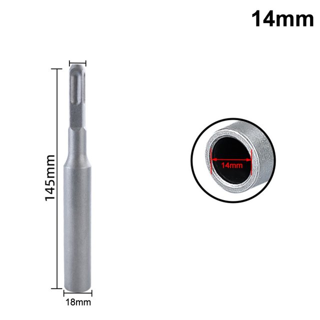 Marteaux Perceuse Tige de Sol Pilote Marteau Douille Marteaux Outils Électriques Remplacement Poignée Carrée 14Mm