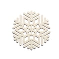 thumbnail image 2 of Cagogo under $5 Snowflake Placemats, Snowflake Dining Table Mats Heat Insulating Mats, Geometric Snowflake Pattern Bowl Mats, Kitchen Hollow Out Saucer Placemats, 2 of 6