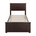 thumbnail image 2 of Lit Plateforme Bas en Bois Naples Simple TG avec Pied de Lit Assorti en Espresso, 2 of 6