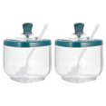 thumbnail image 1 of 2 sets of Spice Canister Condiment Holder Plastic Sugar Jar Kitchen Storage Jar, 1 of 8