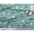 thumbnail image 3 of Soimoi Silk Fabric Heart,Footprint & Cat Animal Printed Fabric 1 Yard 42 Inch Wide, 3 of 3