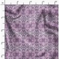 thumbnail image 2 of Soimoi Purple polyester Crepe Fabric Leopard Animal Skin Fabric Prints By Yard 42 Inch Wide, 2 of 6