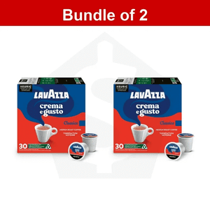 Lavazza Crema e Gusto Pochettes à café K-Cup, à grille moyenne 60 Comptez chaque 30 Nombre