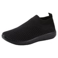 thumbnail image 2 of Kcodviy Chaussures de Course Semelles en Maille Travail Femmes Amorti Maximal Espadrilles Larges Extérieur Femmes Espadrilles à Enfiler Patins à Roulettes pour Femmes Chaussures de Sport Confortables Décontractées Espadrilles de Gymnastique pour Femmes Chaussure pour Femme, 2 of 7