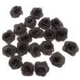 thumbnail image 4 of pitrice 20 Pieces Silk Rose Flower Head Bud DIY Craft Wedding Decor Gray, 4 of 9