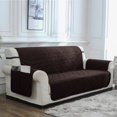thumbnail image 4 of CHOK Liquidation Housse de Canapé Réversible pour Coussin Canapé Housse pour Chiens Résistante à l'Eau Protecteur de Meubles avec Bâtons en Mousse Sangles Élastiques pour Chats, 4 of 7