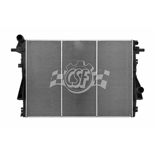 Convient à Ford F-350 Super Duty Radiateur CSF 3601 Deux Rangées; Flux Transversal; Réservoirs en Aluminium / Plastique; Sans Refroidisseur de Transmission