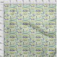 thumbnail image 4 of oneOone Silk Tabby Light Green Fabric Text Sewing Craft Projects Fabric Prints By Yard 42 Inch Wide, 4 of 5