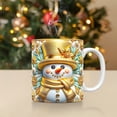 thumbnail image 5 of Aqestyerly Christmas Inflatable Mug Snowman Santa Mug Puffy Coffee Mug Press Gift Holiday Ceramic Mug With Handle HWRETIE, 5 of 5
