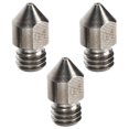 thumbnail image 3 of 3Pcs 3D Printing Nozzles MK8 High Temperature Corrosion Resistant Nozzle for 3D Printer1.75/0.4mm, 3 of 14