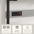 thumbnail image 4 of HOMCOM Kitchen Bakers Rack with Power Outlet, Adjustable Shelves and Hooks, 4 of 10