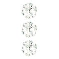 thumbnail image 3 of mmirethe Unique Style Round Wall Clock Timeless For Any Space Durable Construction Decorative Wall Clock As Shown type 7 3Set, 3 of 6