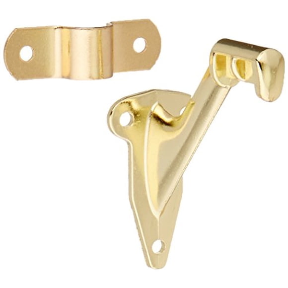 NATIONAL MFGSPECTRUM BRANDS HHI N830131 Handrail Bracket Polished Brass