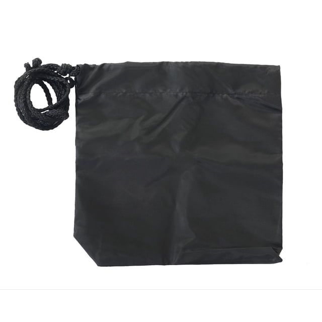 Sacs de Poids pour Auvent, Sac Noir Simple en Mélange de polyester et de nylon avec Cordon Tressé Ajustable, Conçu pour Fixer et Stabiliser les Auvents Escamotables pour l'Ombre Extérieure au Canada.