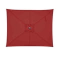 thumbnail image 2 of RRJ Garden Umbrella Replacement Cloth, 118 Inch Diameter 6 Ribs Outdoor Sun Shade Fabric, Waterproof Patio Canopy Cover for Market Stall Beach Poolside Decor, 2 of 5
