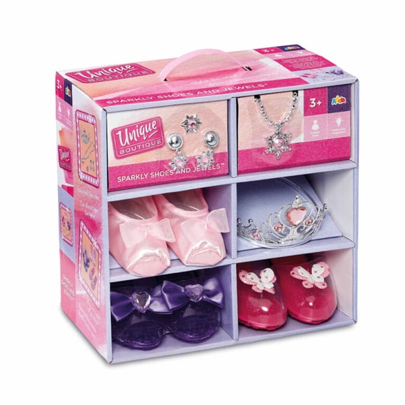 Unique Boutique - Sparkly Shoes and Jewels Set. For ages 3 and overSuitable for age 3+.