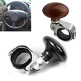 thumbnail image 2 of Auto Car Steering Wheel Suicide Spinner Handle Knob Booster (Brown), 2 of 8