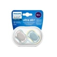 thumbnail image 3 of Philips Avent Ultra Air Pacifier 18m+, beige/dawn, 2 pack, SCF349/01, 3 of 5