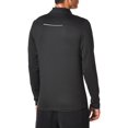 thumbnail image 3 of Hanes Mens Sport X-Temp Performance Quarter-Zip Sweatshirt, 2XL, Black, 3 of 4