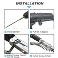 thumbnail image 2 of Automatic Chain Nail Gun Adapter Power Drill Attachment With Screws Woodworking Tool Auto Feed Screwdriver Tape Chain Nail Adapter for Nail Gun Electric Drill, 2 of 8