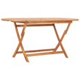thumbnail image 3 of vidaXL 9 Piece Folding Outdoor Dining Set Solid Teak Wood, 3 of 5