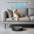 thumbnail image 4 of GOOVI Robot Vacuum and Mop Combo, 2 in 1 Mopping Robotic Vacuum with Schedule, App/Bluetooth/Voice, Max Suction 2000Pa, Self-Charging Robot Vacuum Cleaner, 4 of 8