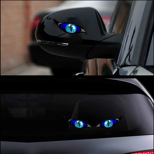 EGNMCR Car Accessories Devil's Eye Car Motorcycle Computer Wall Decoration Personalized Stickers a stickers