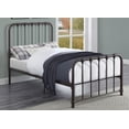 thumbnail image 2 of Topline Home Furnishings Lit simple en métal bronze foncé, 2 of 3