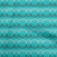 thumbnail image 1 of oneOone Viscose Jersey Turquoise Green Fabric Block Craft Projects Decor Fabric Printed By The Yard 60 Inch Wide, 1 of 5
