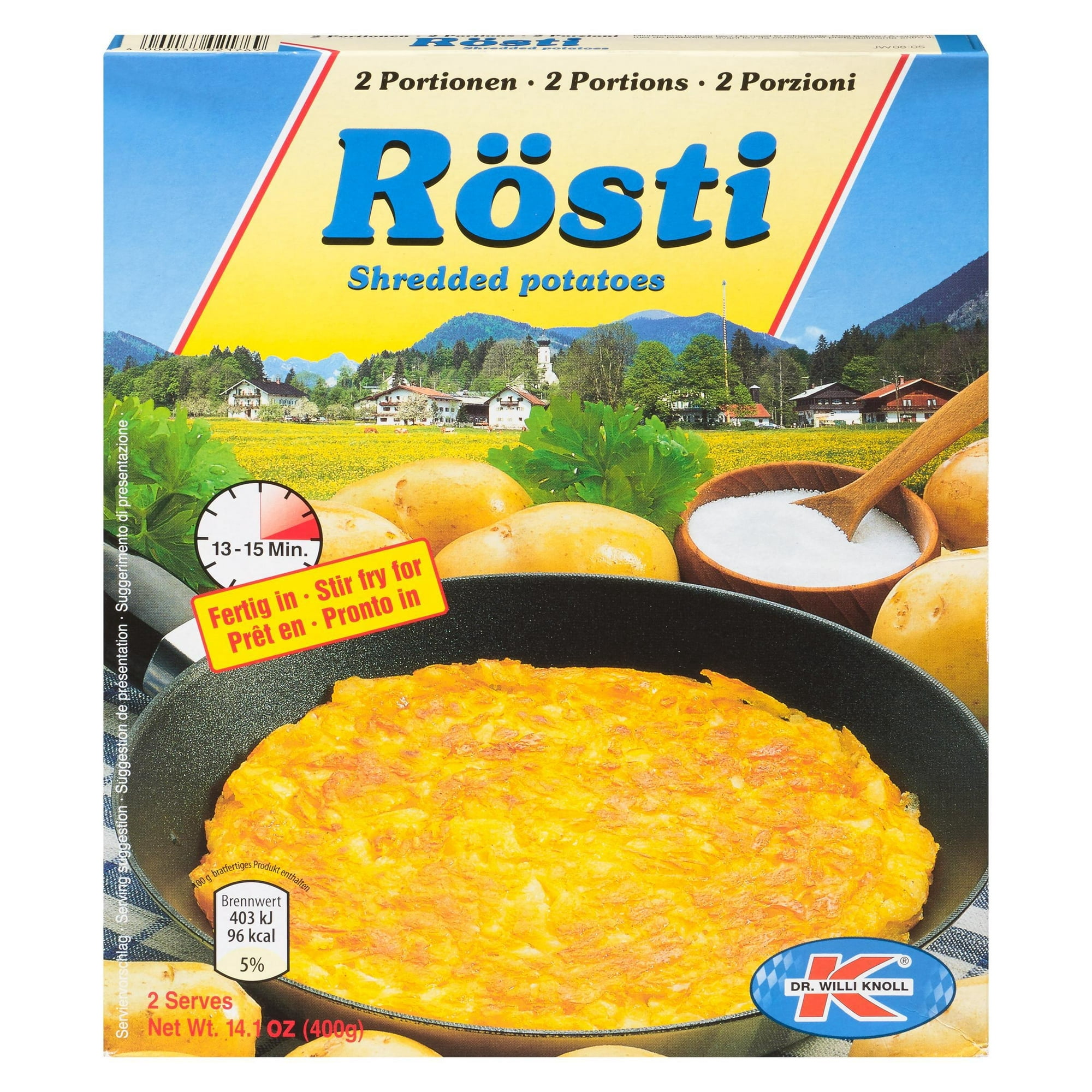 Dr. Willi Knoll Rösti Pommes de Terre Râpées