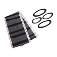 thumbnail image 1 of maskred recliner Replacement Fabric Waterproof Replacement Fabric Lawn Back Yard for Black Grey + Rope 160x43cm 1Set, 1 of 6