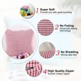thumbnail image 3 of Unique Bargains Soft Corduroy Striped Velvet Decorative Throw Pillow Cusion Cover, 3 of 9