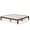 Espresso Finish, variant on Costway King Size 14'' Wooden Bed Frame Mattress Platform Wood Slats Support Natural