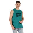 thumbnail image 2 of Inkmeso Printed Graphic World Okayest Dad€ T-Shirt For Mens Best Daddy Ever Gift T-Shirt, 2 of 7