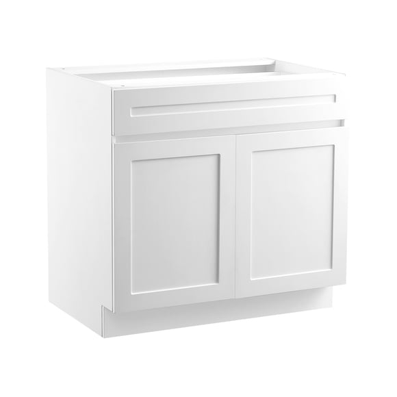 VEVOR Shaker Base Cabinet 30" W x 24" D x 34.5" H Ready to Assemble with Drawer White