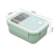 thumbnail image 3 of Jusqu'à 50 % de Rabais! TopLLC Boîte à Lunch pour Adultes, Boîte à Lunch Bento à 3 Compartiments de 1200 ml, Contenants à Lunch pour Adultes, Résistants au Froid et à la Chaleur, Étanches, Fournitures de Nettoyage pour Micro-Ondes, 3 of 6