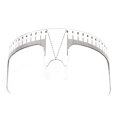 thumbnail image 1 of Eyebrow Ruler for Microblading Permanent Makeup Measure Head Tool Reusable (1 Ruler), 1 of 1