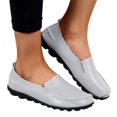 thumbnail image 2 of B91xZ Mocassins pour Femmes Bout Rond Plats Extensibles Mode Décontractée Chaussures de Soirée, Argent 8, 2 of 5