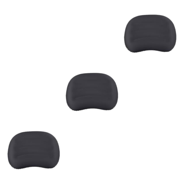 relayinert Comfortable And Breathable Ultralight Camping Travel Pillow For Neck And Lumbar black 3Set