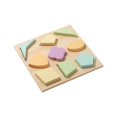 thumbnail image 1 of lionlar Geometric Shape Puzzle Wooden Shape Sorter Learning Materials for Preschool Kids E, 1 of 9