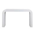 thumbnail image 3 of TOV Furniture Hump 31.9"H Modern Acacia Wood Console Table in White, 3 of 8